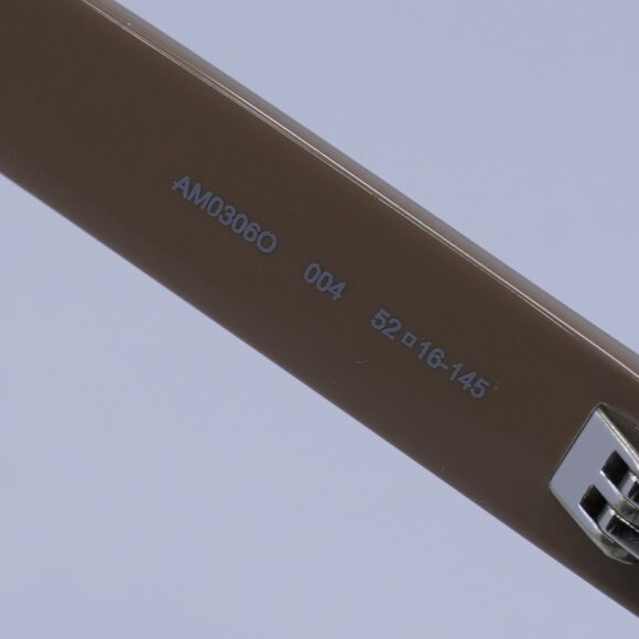 Alexander McQueen AM0306O 004 Eyeglasses Black/Brown 52mm Square Frame - Picture 7 of 9